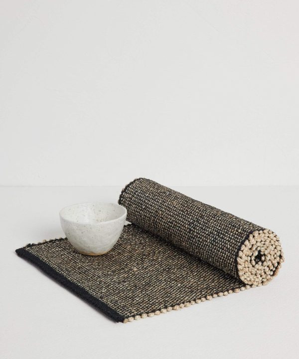Malu Jute Table Runner - Charcoal Manchester Sale Online