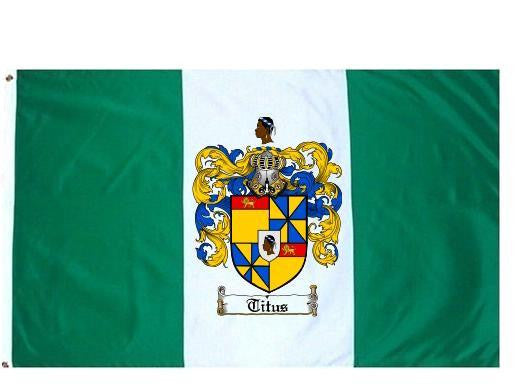 Titus Coat of Arms Flag / Family Crest Flag Amazon For Sale