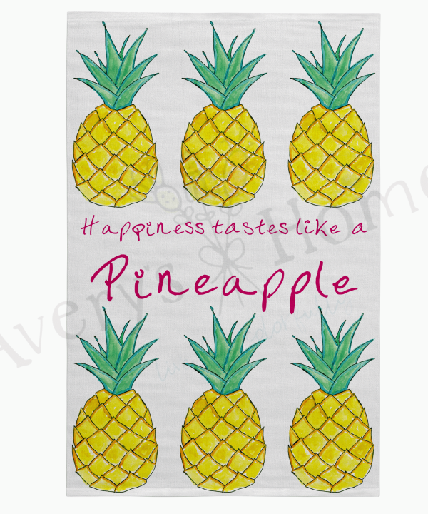 Pineapples Taste Like Happiness Flour Sack Dish Towel Ost Release Dates
