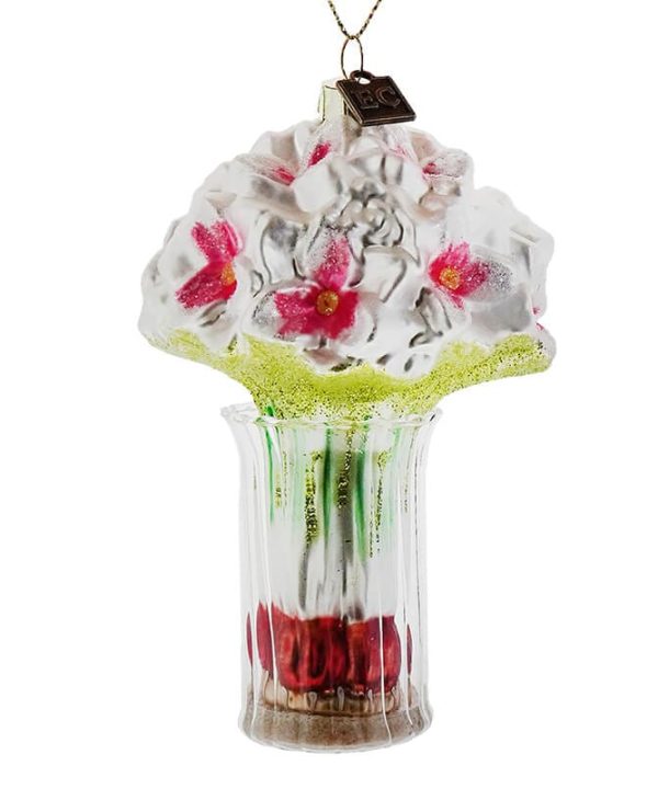 White Amaryllis In Vase Ornament In China