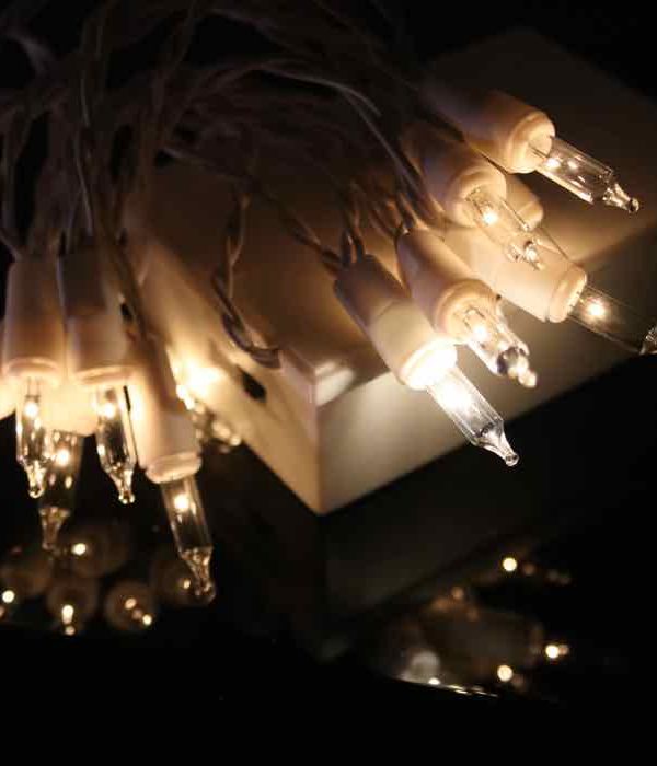 Battery Operated Mini Lights, White Wire Extremely Cheap Pice