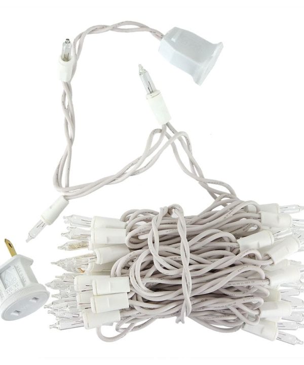 White Cord White Lights 50 Light Strand Cheap Comfortable