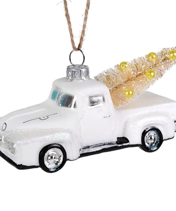 White Countryside Truck Ornament Wholesale Pice Cheap Online
