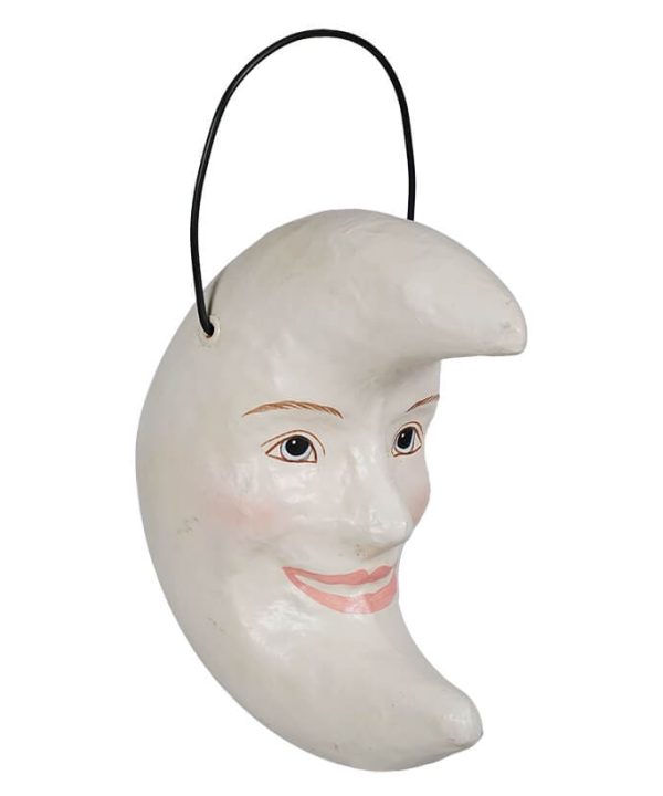 White Moon Bucket Ornament Outlet Low Shipping Fee