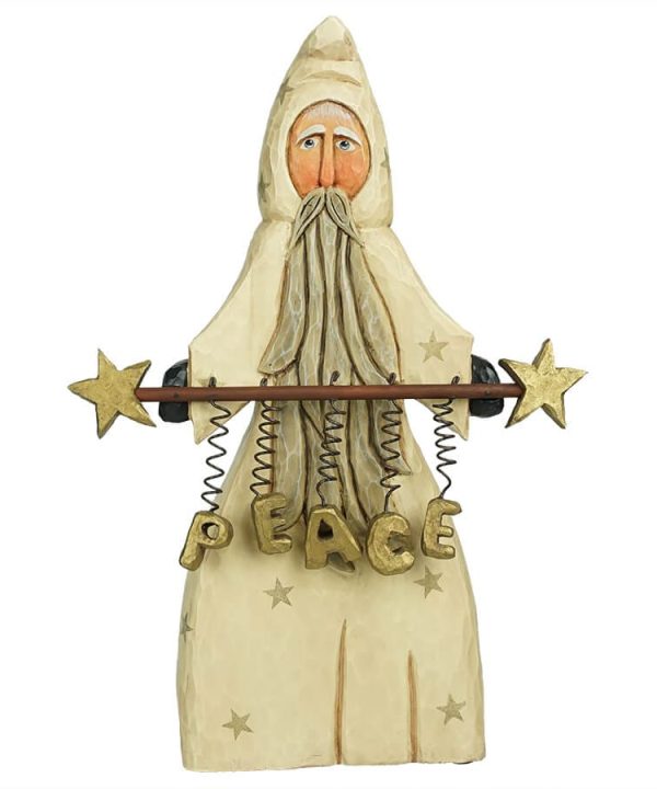 White Peace Banner Santa For Sale Free Shipping