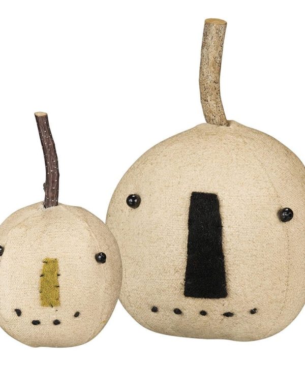 White Pumpkin Head Set/2 Discount Authentic Online