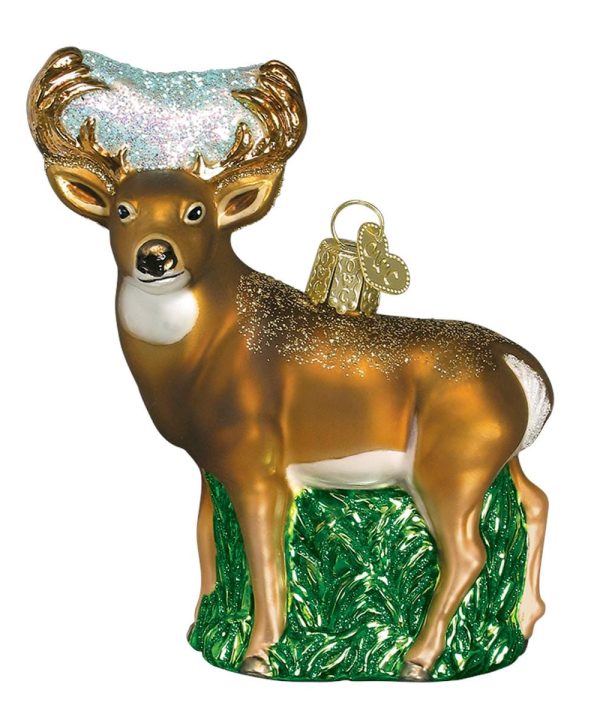 White Tail Deer Ornament Browse For Sale