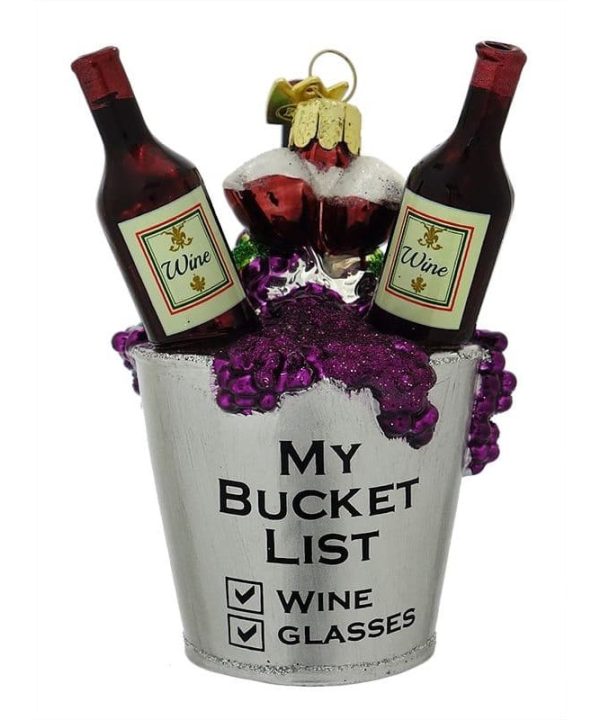 Wine Bucket List Ornament Cost Cheap Pice