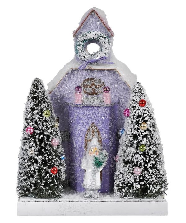 Winter Santa Petite Purple House 2025 Unisex Cheap Pice