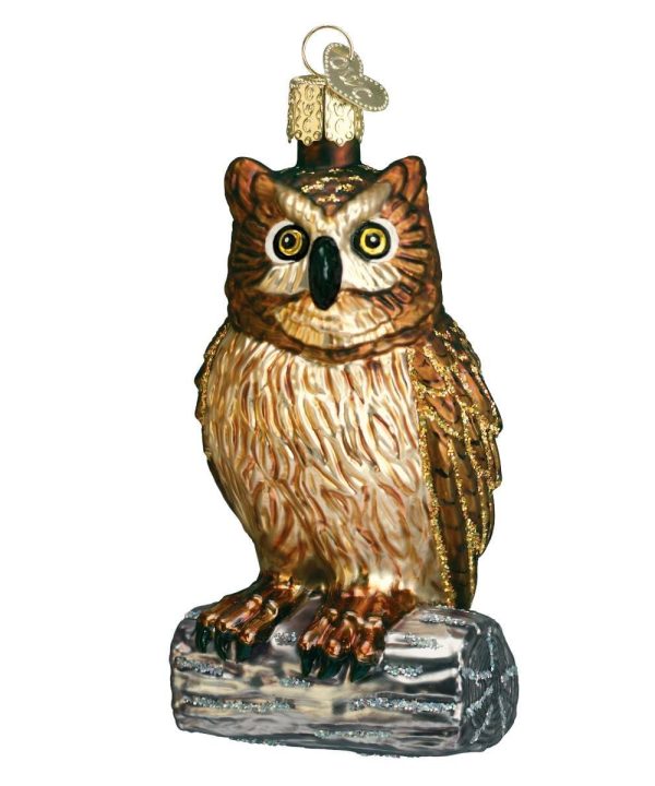 Wise Old Owl Ornament Fashion Style Online