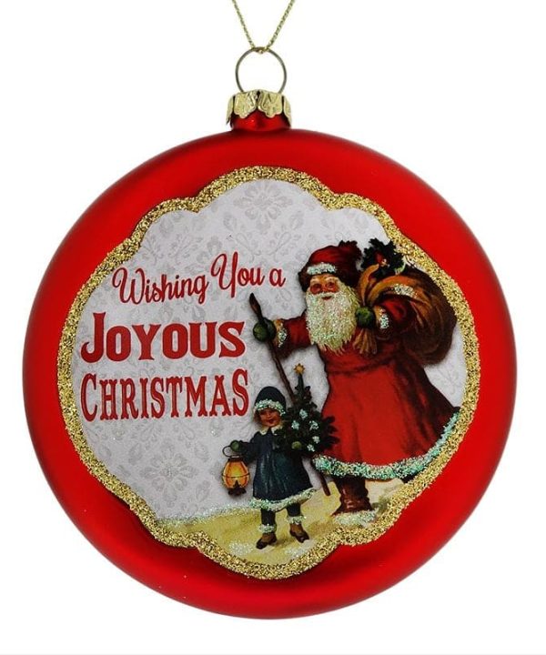 Wishing You a Joyous Christmas Ornament Cheap Geniue Stockist