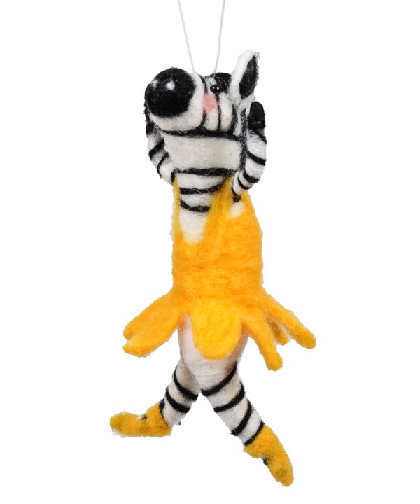 Wool Felt Zebra In Tutu Ornament Outlet Supply