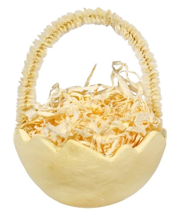 Yellow Cracked Egg Ornament Enjoy Cheap Online