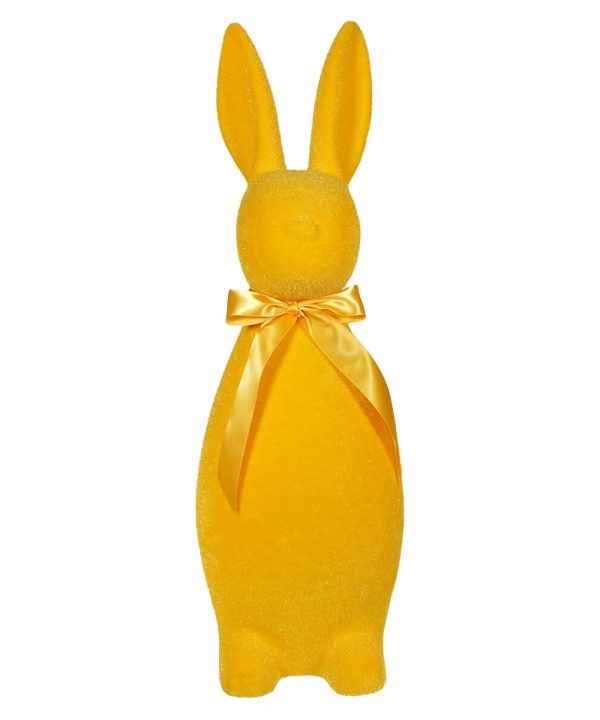 Yellow Flocked Button Nosed Bunny Discount Footaction