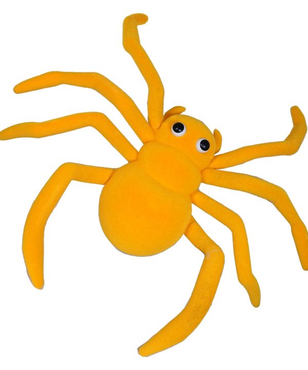 Yellow Flocked Spider Good Selling Cheap Pice