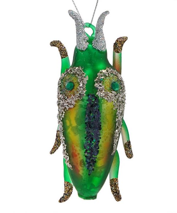 Yellow & Green Glitter Insect Ornament Footlocker Pictures Online