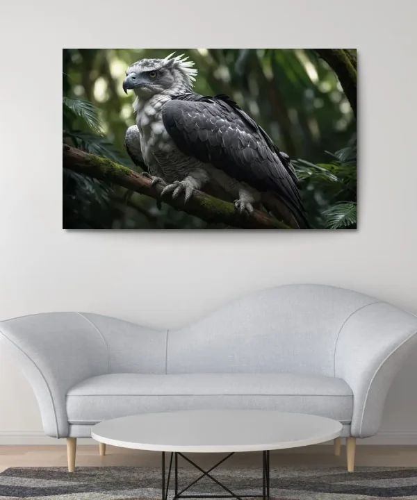 The Enchanting Harpy Eagle Ruler of the Rainforest 1 Piece HD Canvas Wall Art
