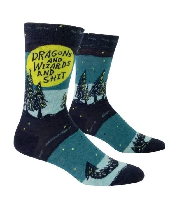 Men's Socks Dragons & Wizards
