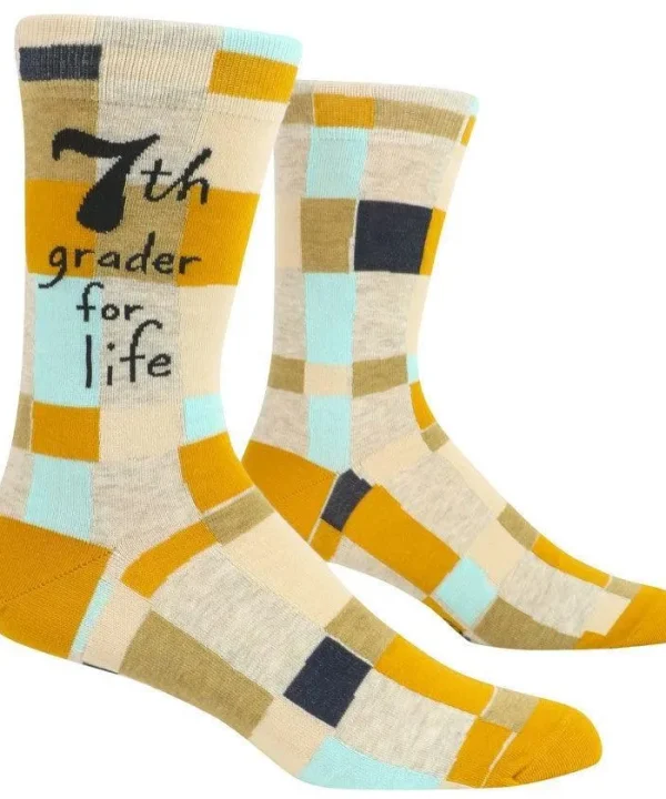 Mens Socks 7th Grader For Life