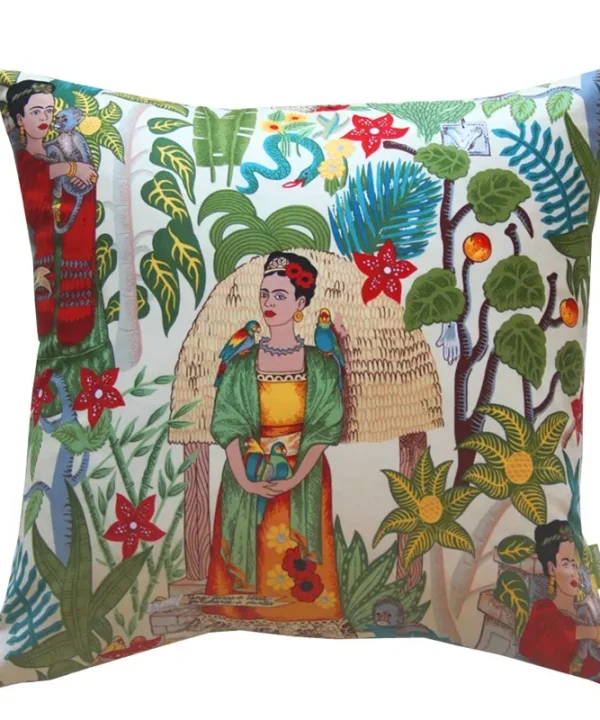 Frida's Garden Cushion Cover 45cm in tea