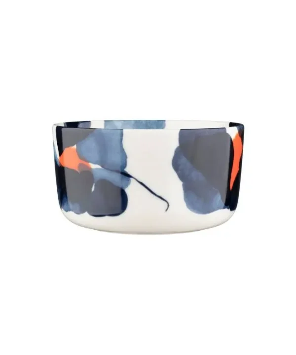 Oiva Valssi Bowl 500ml in white, blue, orange