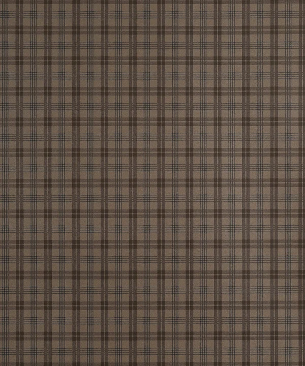 T44053 | Stripes & Checks Resource, Huntley Plaid, Brown Thibaut Wallpaper