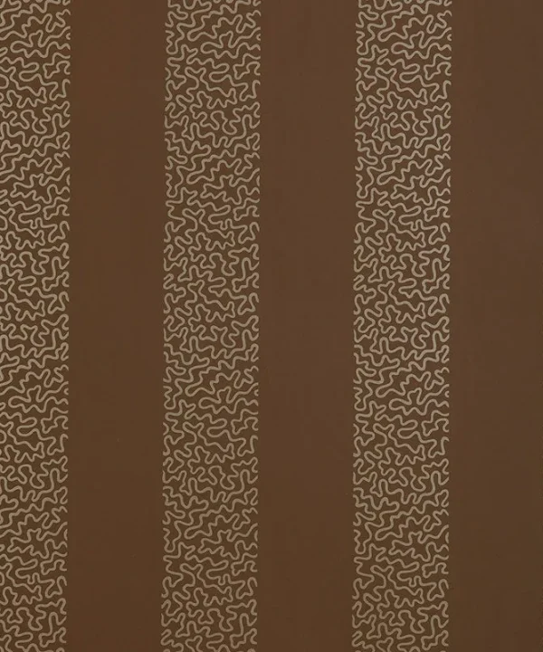 5004573 | Beekman Stripe, Truffle Schumacher Wallpaper