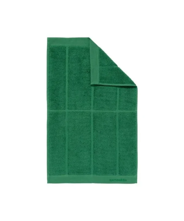 Tiiliskivi Guest Towel 30x50cm in green