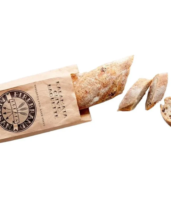 Firebrand Artisan Breads Kalamata Olive Sourdough Baguette (16OZ)