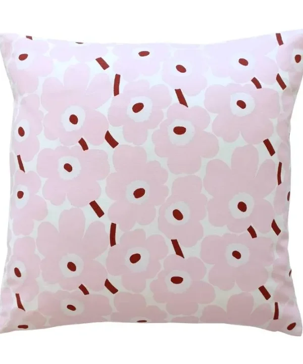 Mini Unikko Cushion Cover 50cm in white, pink, chestnut