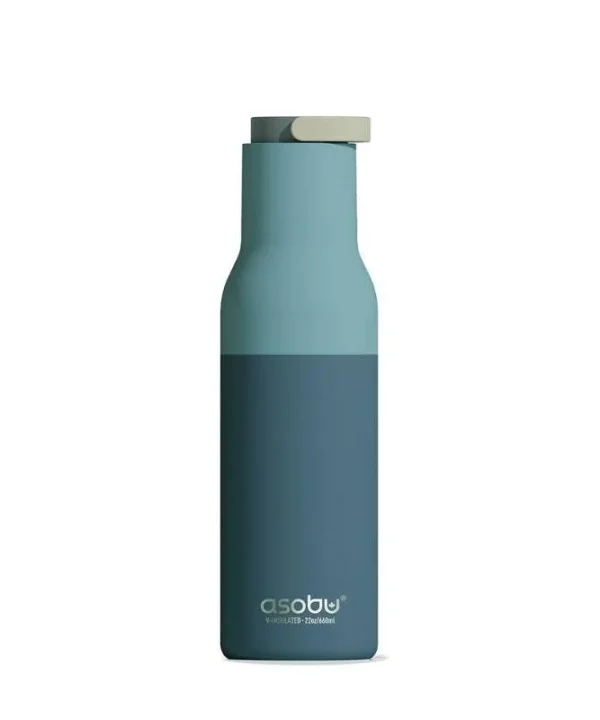 Metro Bottle 650ml in pastel blue