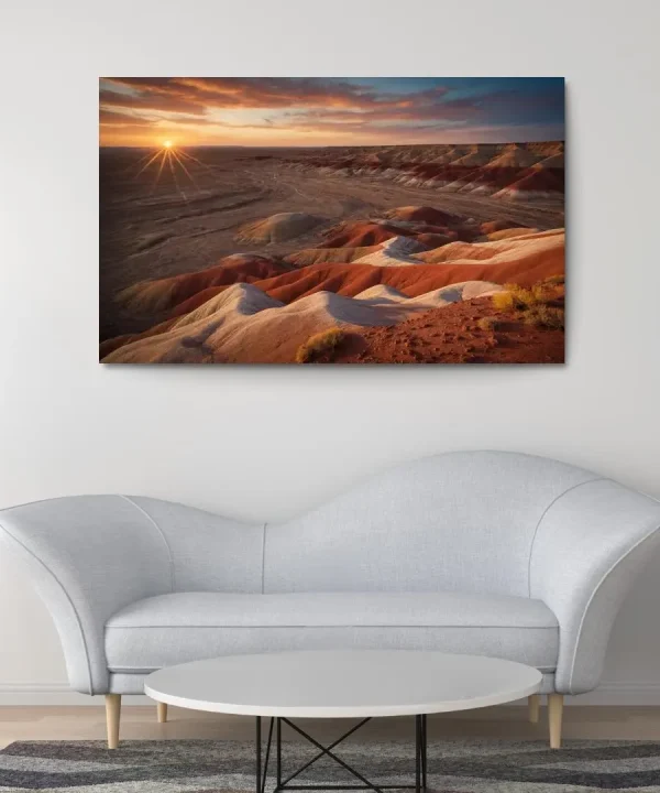 The Vastness of Painted Desert 1 Piece HD Canvas Wall Art