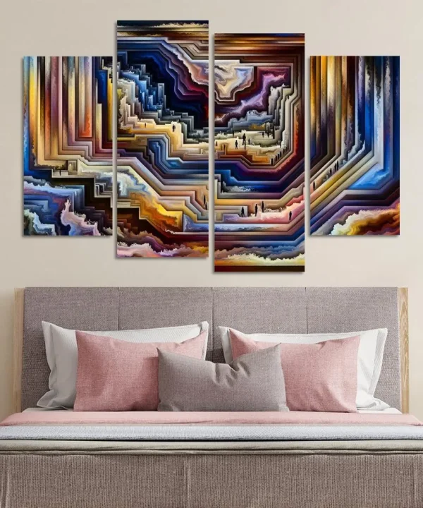 Beneath the Surface 4 Piece HD Canvas Wall Art