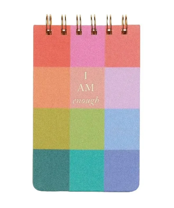 DesignWorks Ink 'Rainbow Check' Twin Wire Notepad