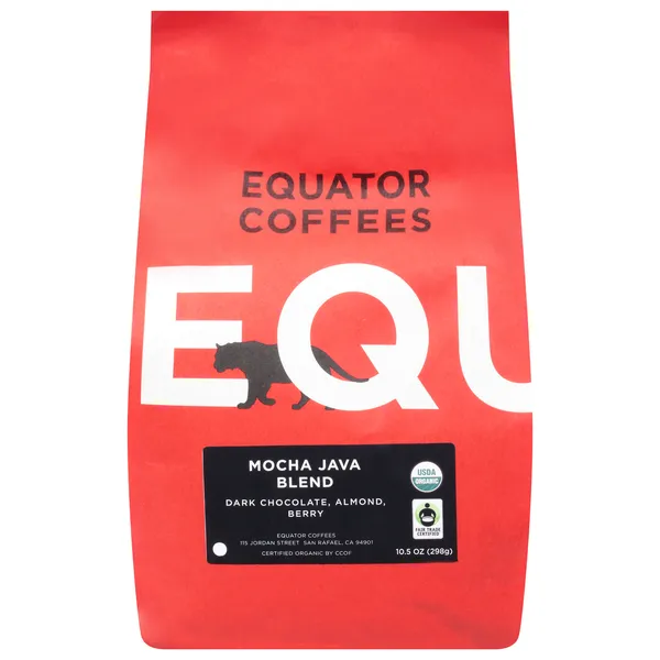 Equator Coffees 'Mocha Java' Blend Cofee Beans (10.5OZ)
