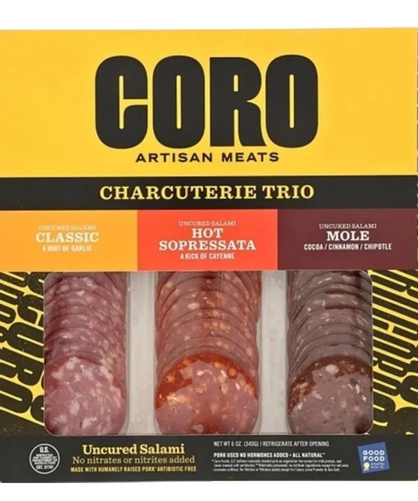 Coro Foods 'Charcuterie Trio' Uncured Salami (6OZ)