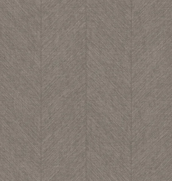 4155-27318 | Drew & Jonathan Home IV, Kallam Chocolate Chevron A-Street Wallpaper