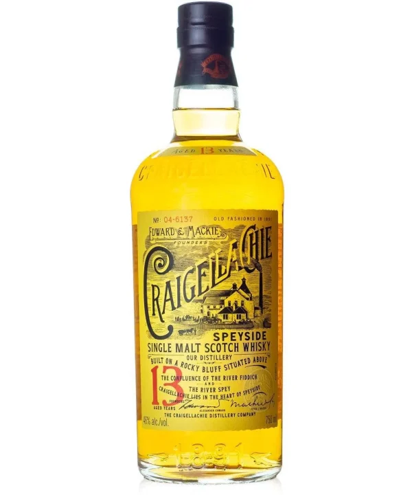 Craigellachie Distillery 13yr Speyside Single Malt Scotch (750ML)