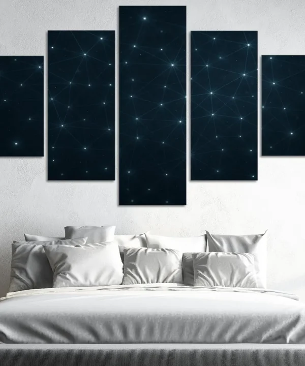 The Tapestry of Quiet Stars 5 Piece HD Canvas Wall Art