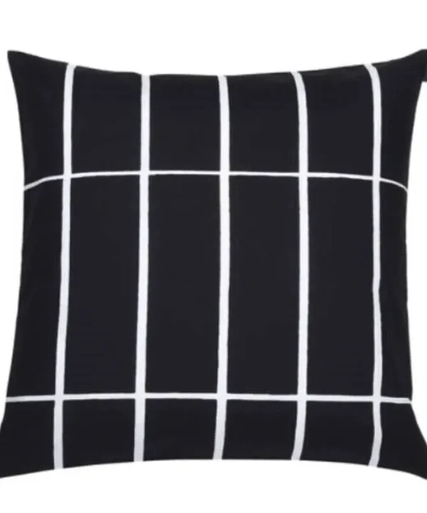 Tiiliskivi Cushion Cover 50cm in black, white