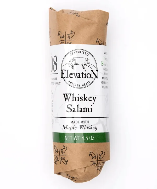 Elevation Artisan Meats 'Whiskey' Salami (4.5OZ)