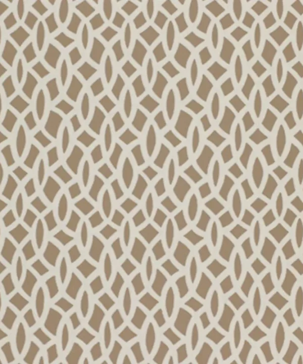 5004753 | Chain Link, Flax Schumacher Wallpaper
