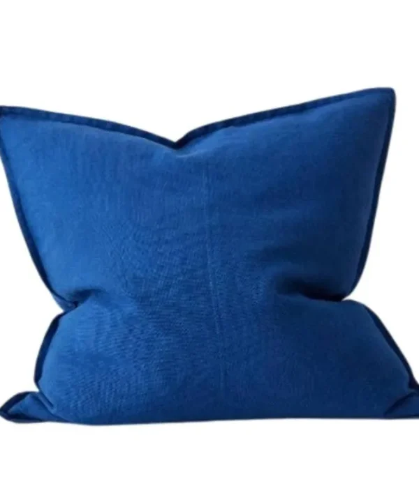 Como Linen Cushion Cover 50cm in cobalt
