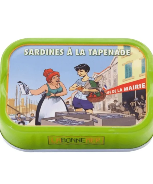 Conserverie Ferrigno Sardines w/ Black Olive Tapenade (4OZ)