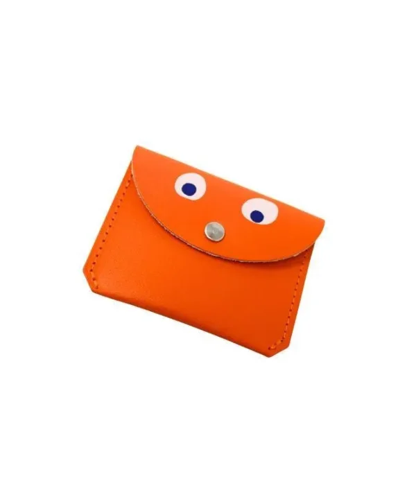 Mini Money Googly Eye Purse in orange