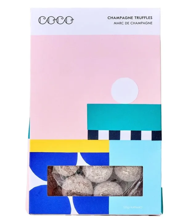 COCO Chocolatier 'Marc De Champagne' Truffles (125G)