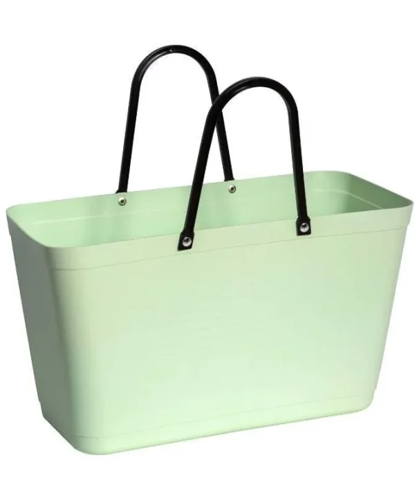 Hinza Green Plastic Bag in light green