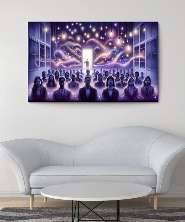 Illuminations of the Minds Eye 1 Piece HD Canvas Wall Art