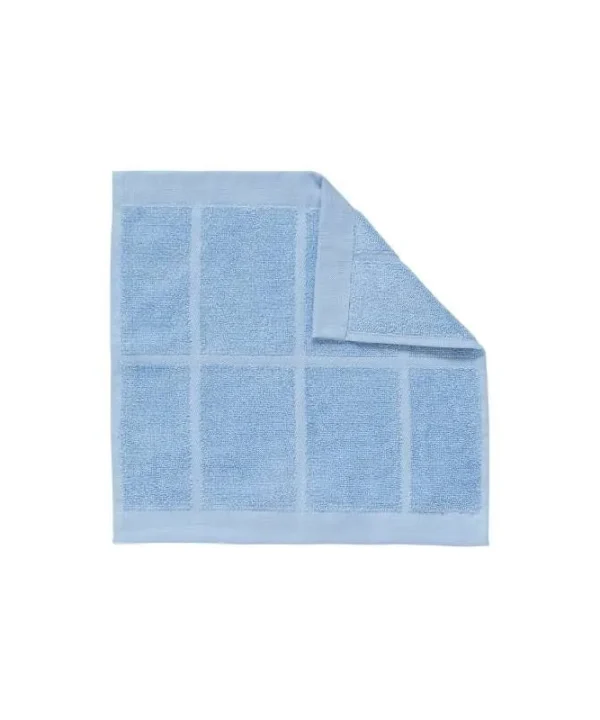 Tiiliskivi Facecloth 30x30cm in light blue