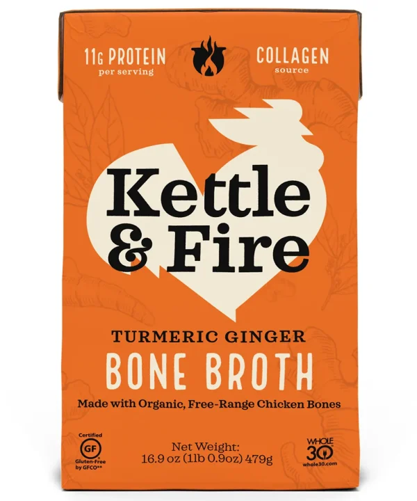Kettle & Fire 'Turmeric Ginger' Bone Broth (16.9OZ)